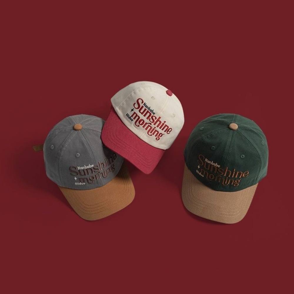 Men's And Women's Matching Multicolor Soft Top Embroidered Letter Fashion Casual Baseball Cap Suitable For Outdoor Picnics, Friends Gatherings, Shopping Attire