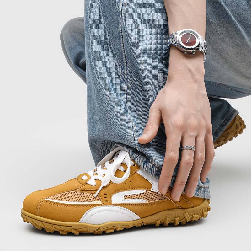 2026 Spring & Summer New Men's Low Profile Running Trainers, Low Top Retro Casual Trendy Sneakers