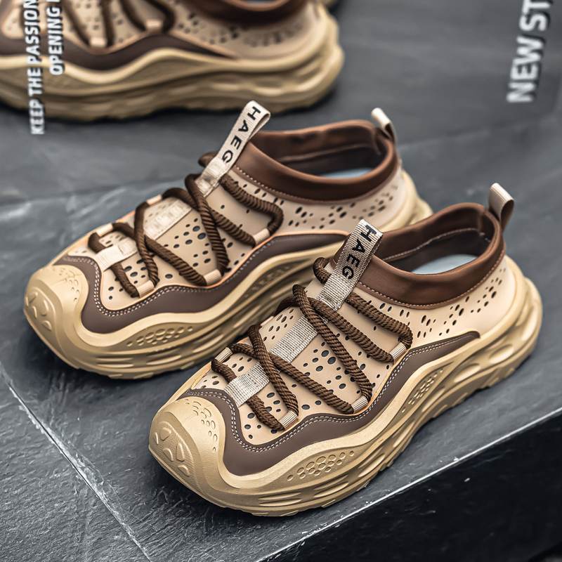 Men's Shoes 2026 Summer Comfortable Beach Shoes, Casual Outdoor Hiking & Wading Shoes, Breathable Mountaineering Sneakers For Men