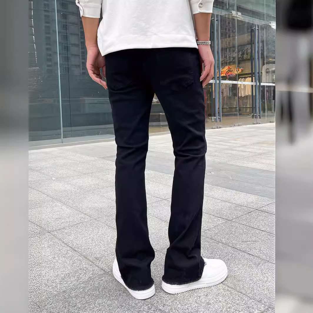Cross-Border Amazon High-Quality European And American Men's Stretch Flared Jeans Foreign Trade Independent Station