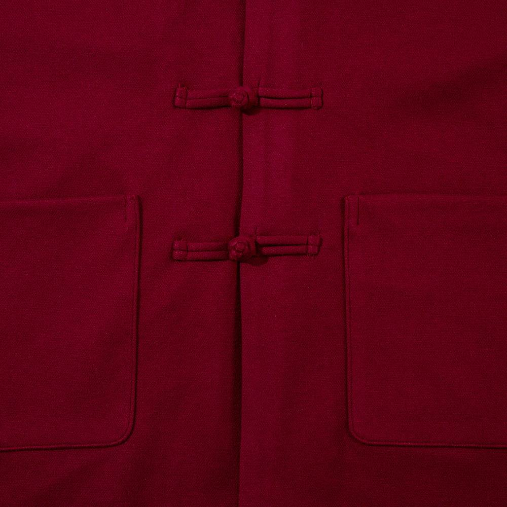 Chinese Style Buckle Stand Collar Casual Tang Suit Coat Men