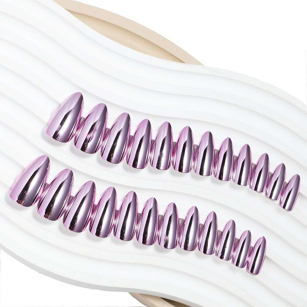 Electroplated Almond Wear Armor European And American Fashion Fake Nail Patch