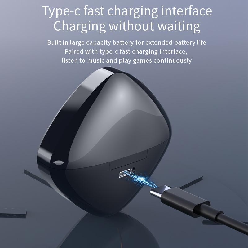 Wireless Bluetooth Headset Digital Display In-ear Movement