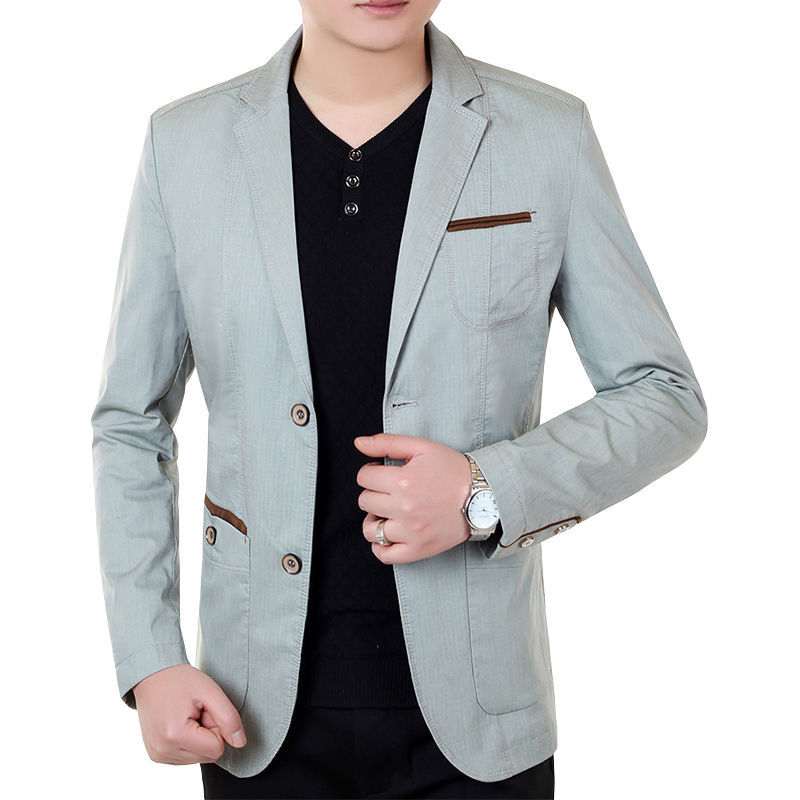 Young And Middle-aged Men's Business Casual Thin Type One Piece Suit Jacket
