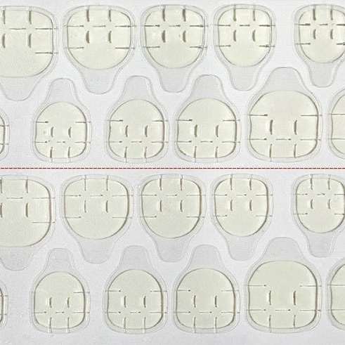 Upgraded Ultra-thin Jelly Glue Nail Stickers Super Sticky Fake Nails Double-sided Wearable