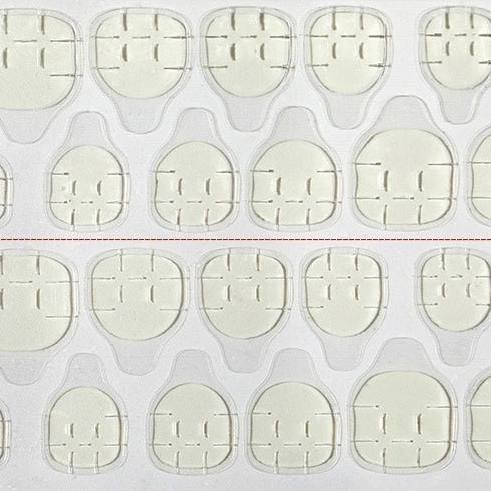 Upgraded Ultra-thin Jelly Glue Nail Stickers Super Sticky Fake Nails Double-sided Wearable