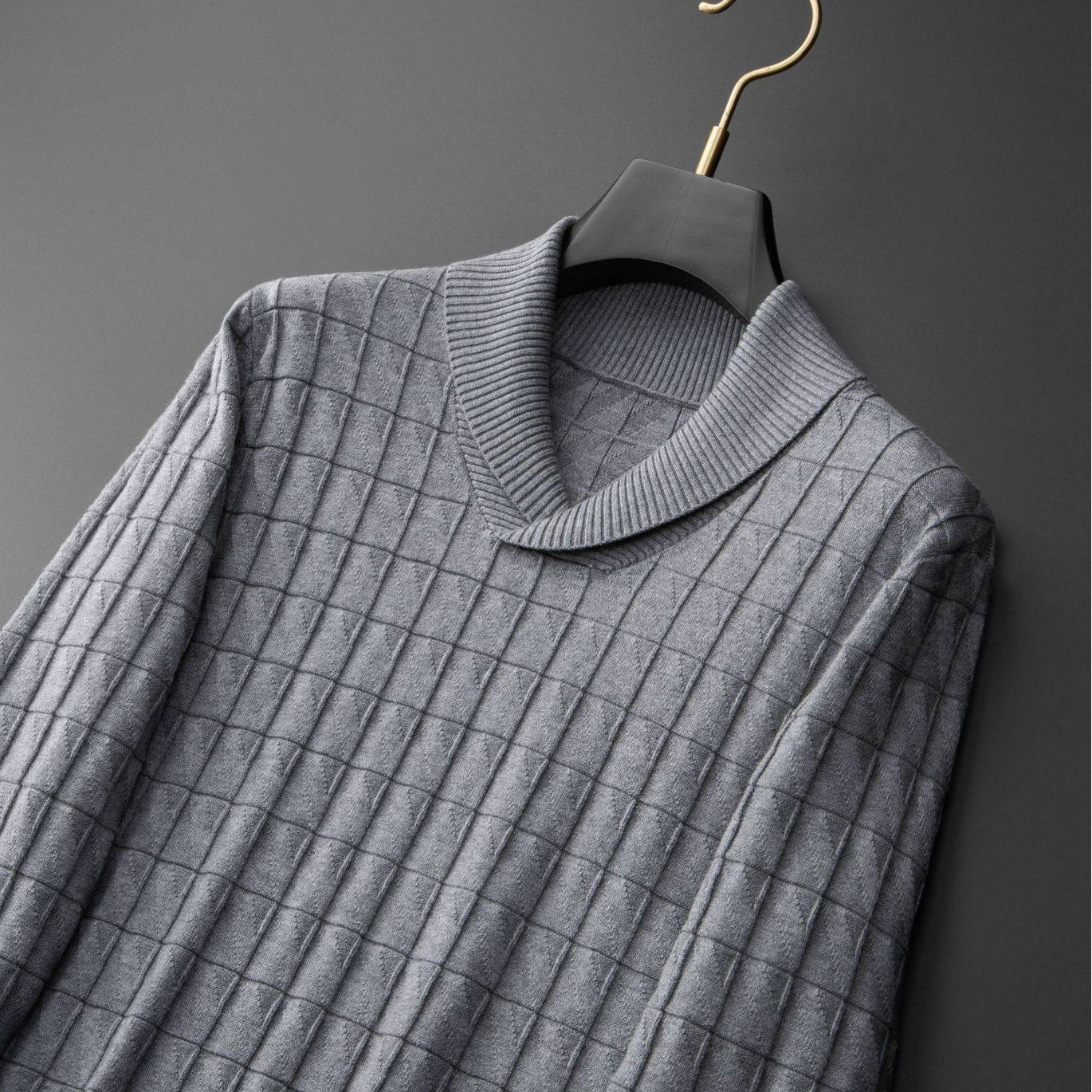 Men's Warm V-neck Sweater Sweater
