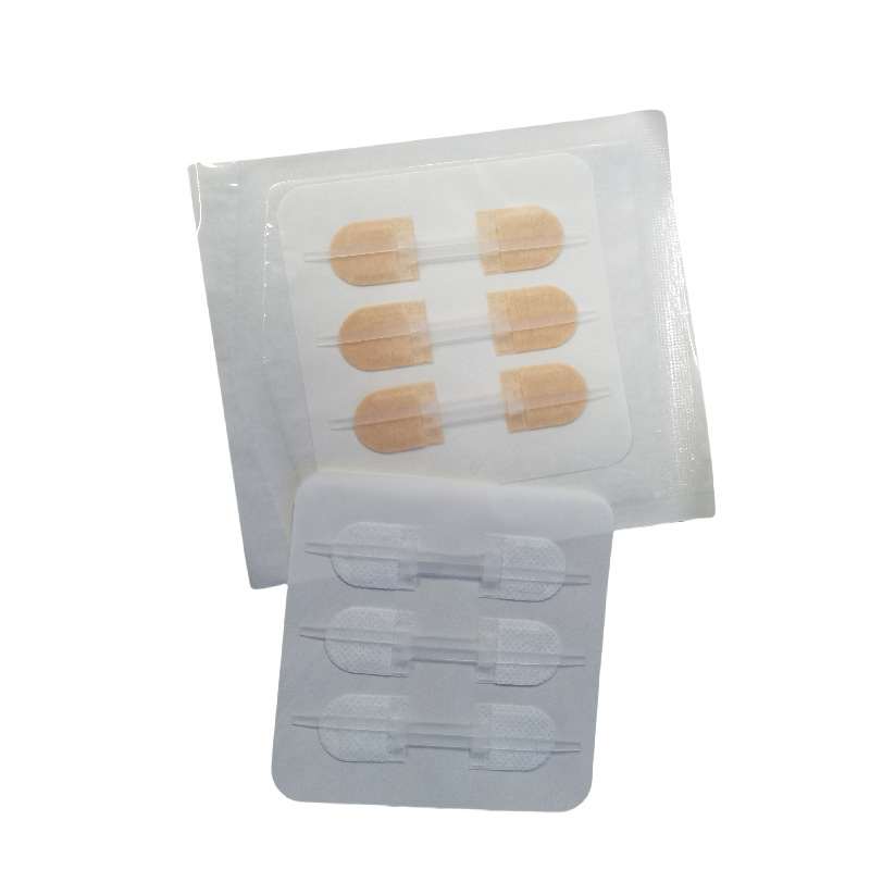 Non-woven Zipper Skin Stapler Wound Suture Patch Pull Self-adhesive Bandage