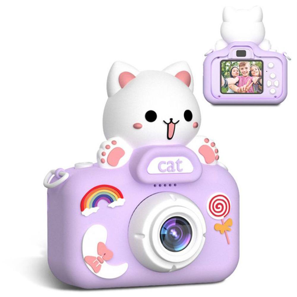 Plastic Children's Camera Big Head Kitten Cartoon Photography
