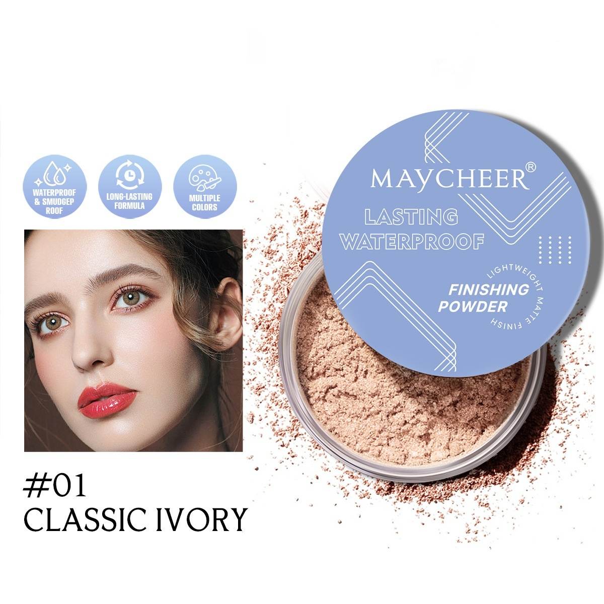 Long Lasting Waterproof Finishing Loose Powder Repair Concealer