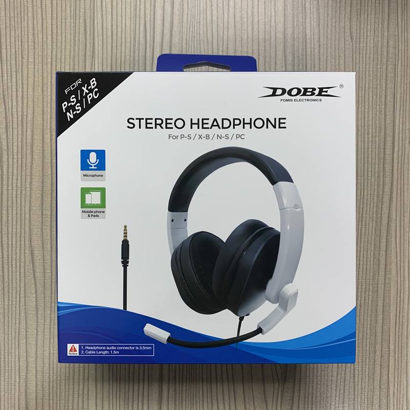 Wired Headphone Head-mounted With Microphone