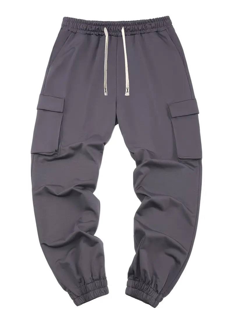 Men's Multi-pocket Workwear Pants Ancient Leisure Tappered Trousers