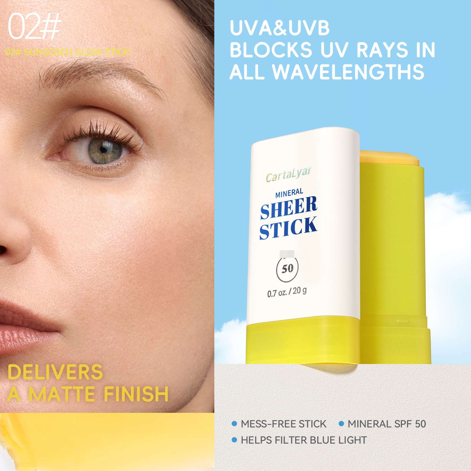 Sun Moisturizing Stick Protects Against Ultraviolet Rays