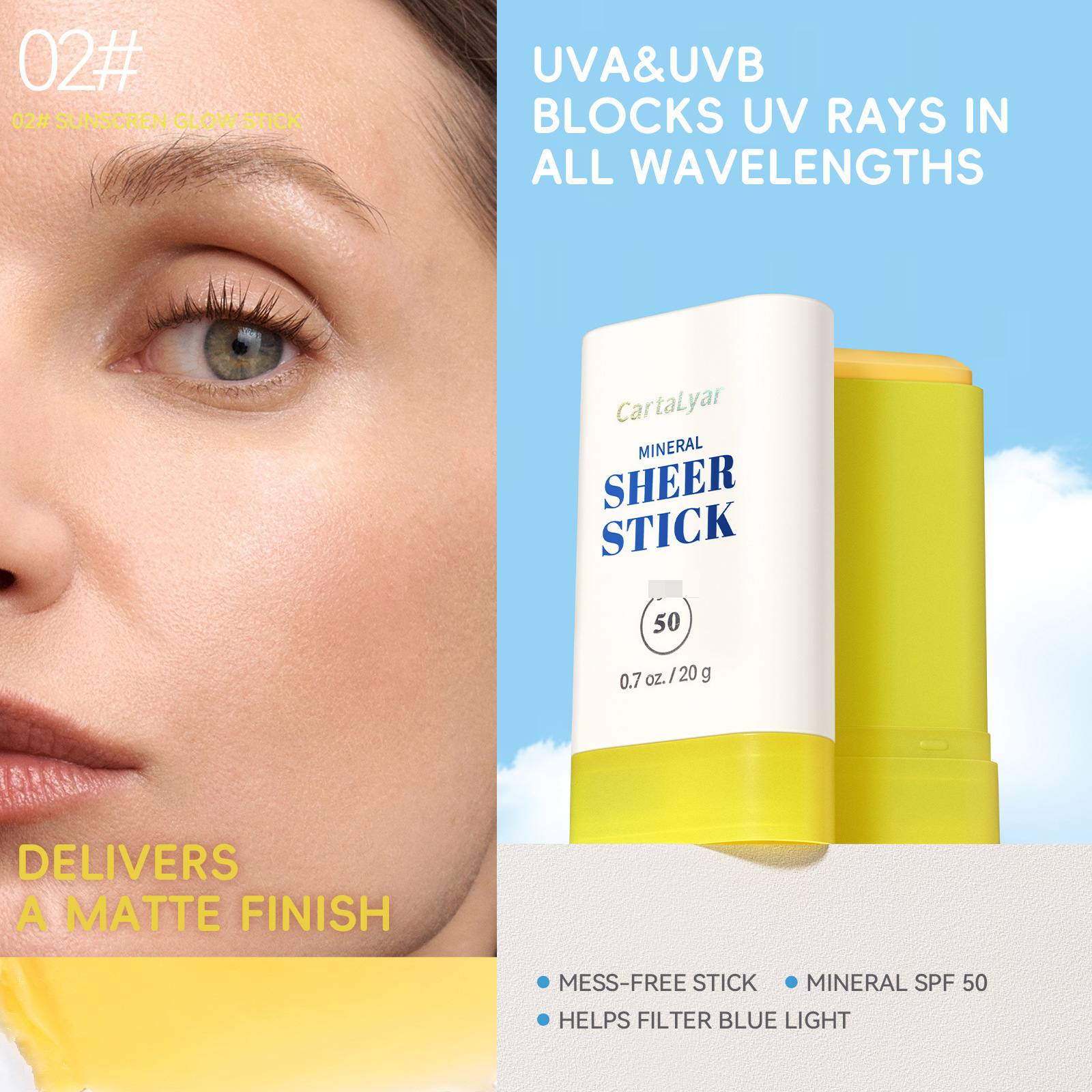Sun Moisturizing Stick Protects Against Ultraviolet Rays