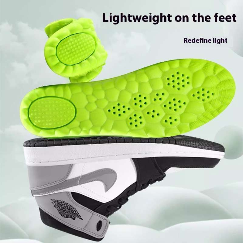 Height Increasing Insole High Elastic Shockproof Breathable Sweat Absorbing