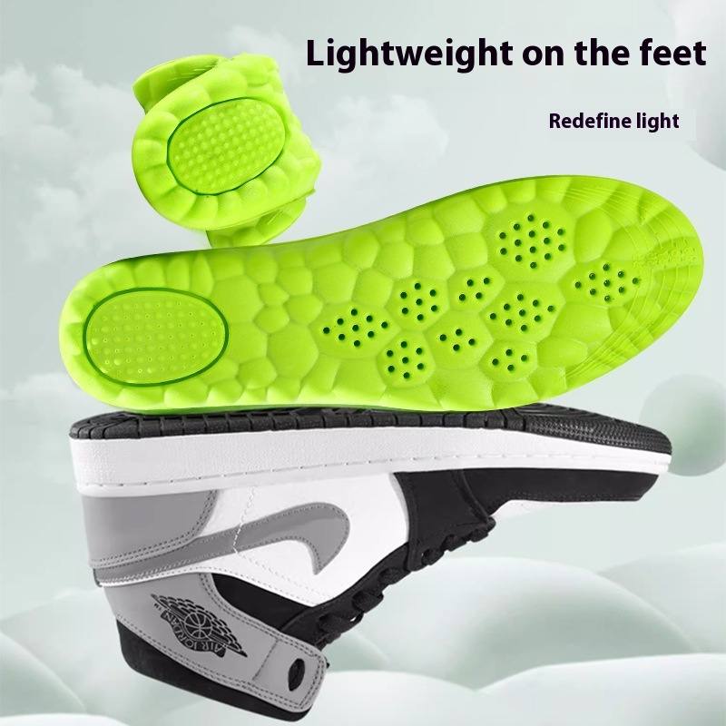 Height Increasing Insole High Elastic Shockproof Breathable Sweat Absorbing