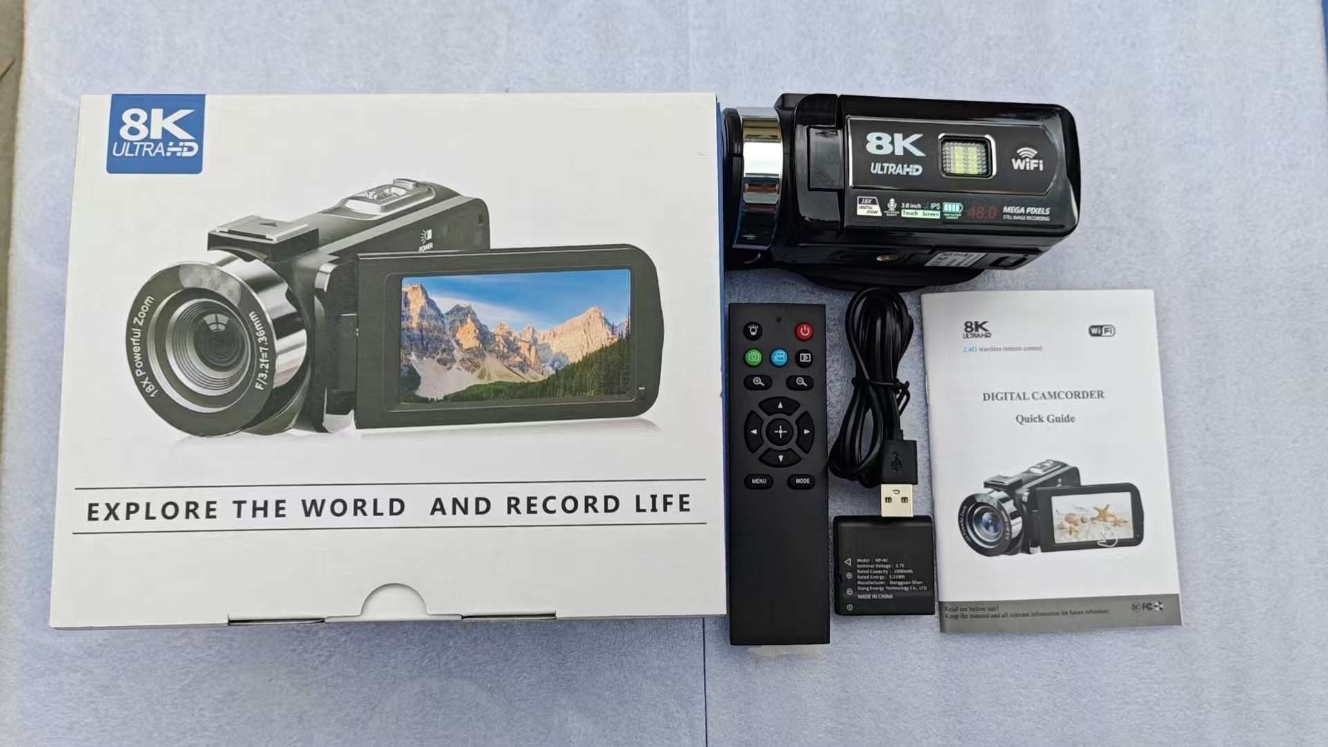 8KWIFI HD Digital Camera Touch Screen Handheld Automatic