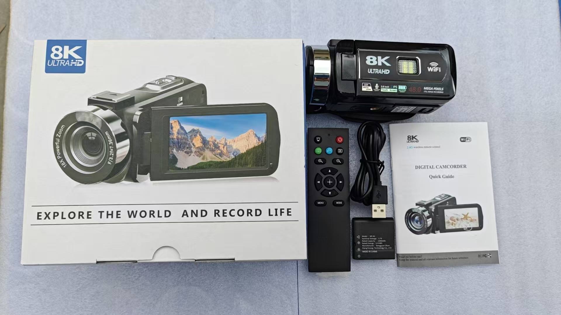 8KWIFI HD Digital Camera Touch Screen Handheld Automatic