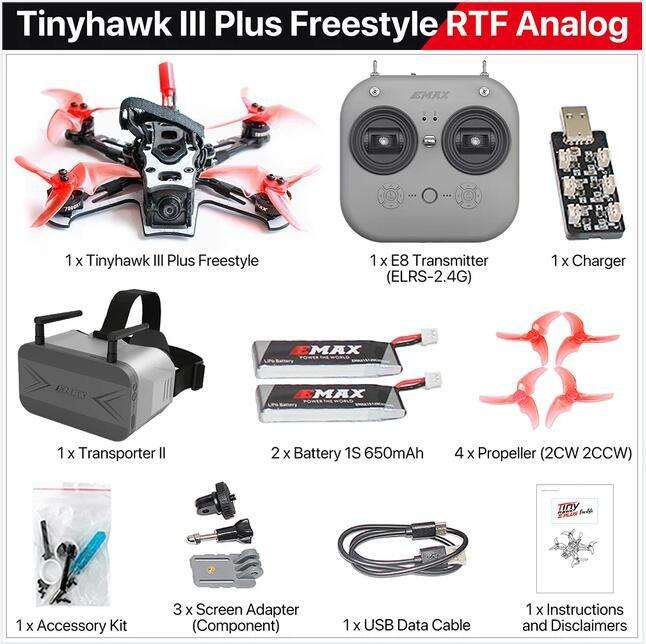 Tinyhawk III Plus Freestyle HD ELRS Version