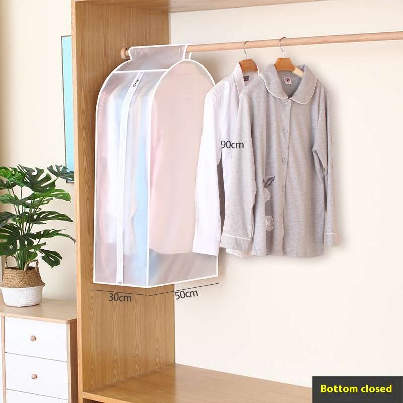 Wardrobe Dust Cover Clothes Dust Hanger Household Storage Bag