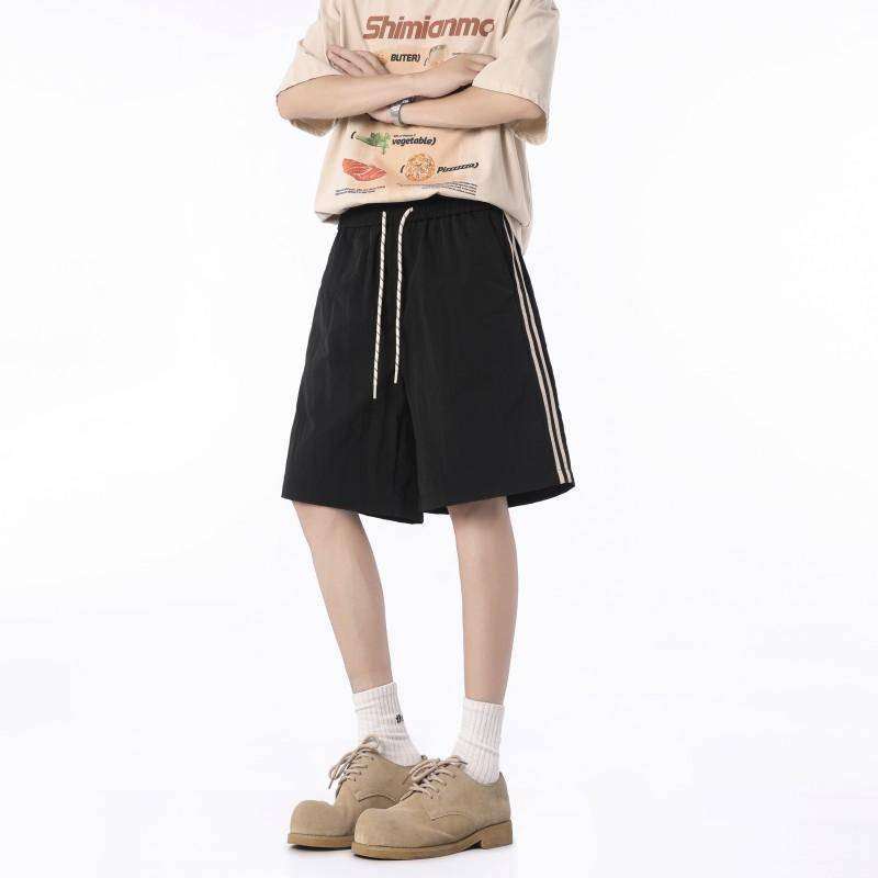 American Vintage Stripe Sports Shorts Men