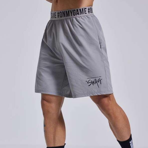 Men's Shorts Loose Sports Workout Cropped Pants Breathable