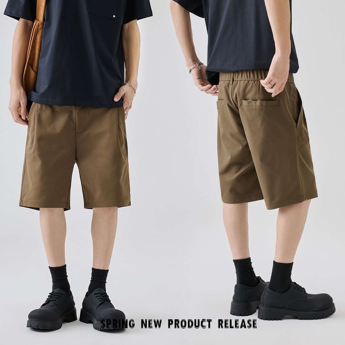 Summer Outdoor Wear Simple Straight Five Points Business Casual Trousers