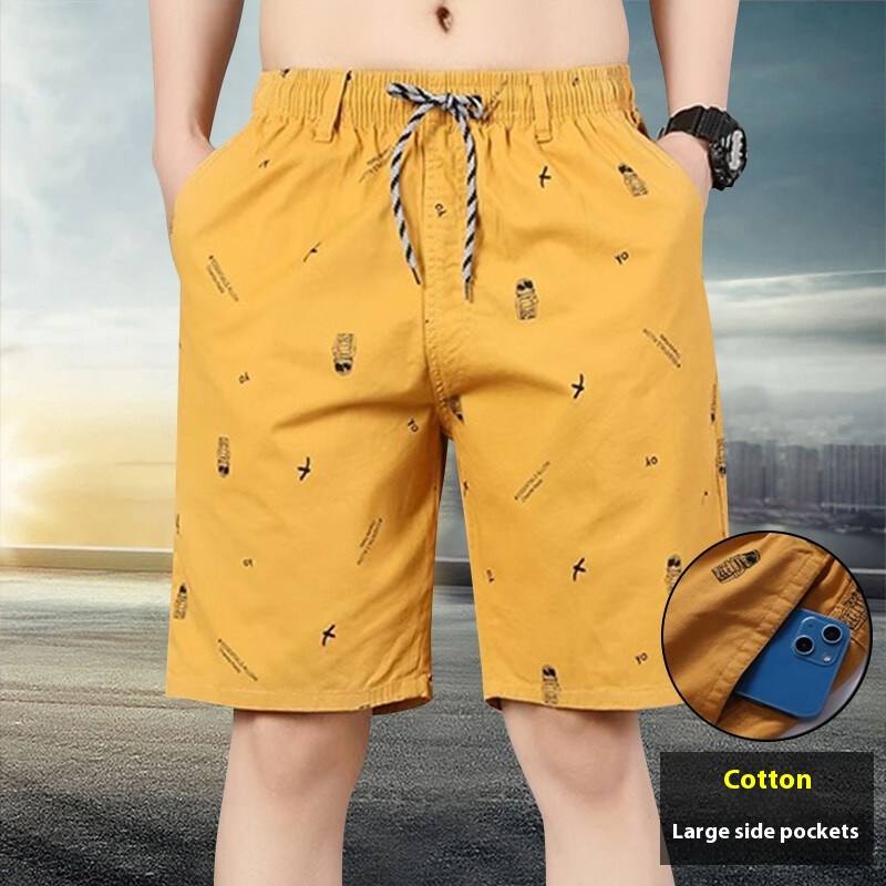 Summer Loose Cropped Pants Beach Casual