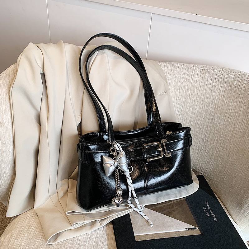 Commuter Texture Underarm Shoulder Handbag