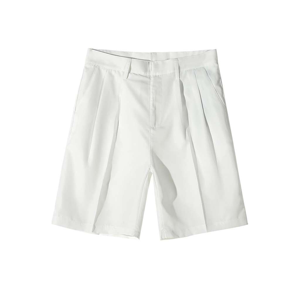 Men's Loose Straight Shorts Simple Solid Color Casual Shorts
