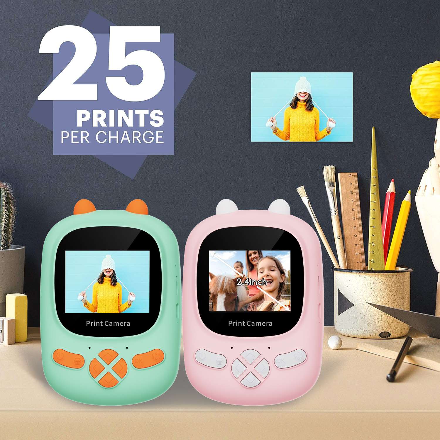 Q2 Children's Camera Polaroid Portable HD Video Digital Camera