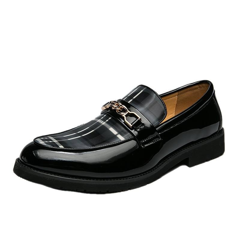 Pointed Casual Leather Shoes Men's Shoes