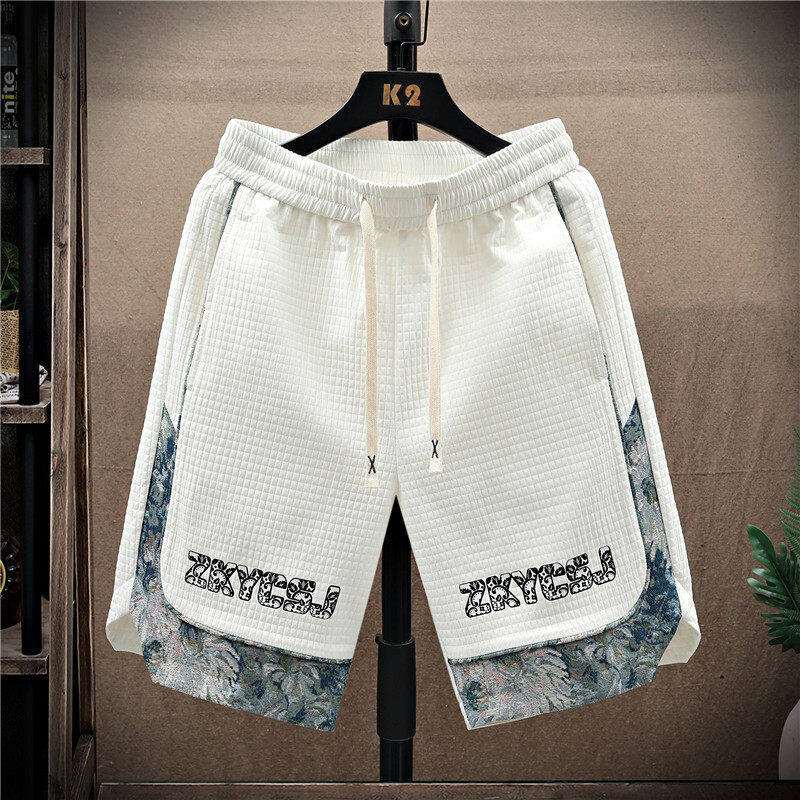 Printed Men's Loose Plus Size Shorts