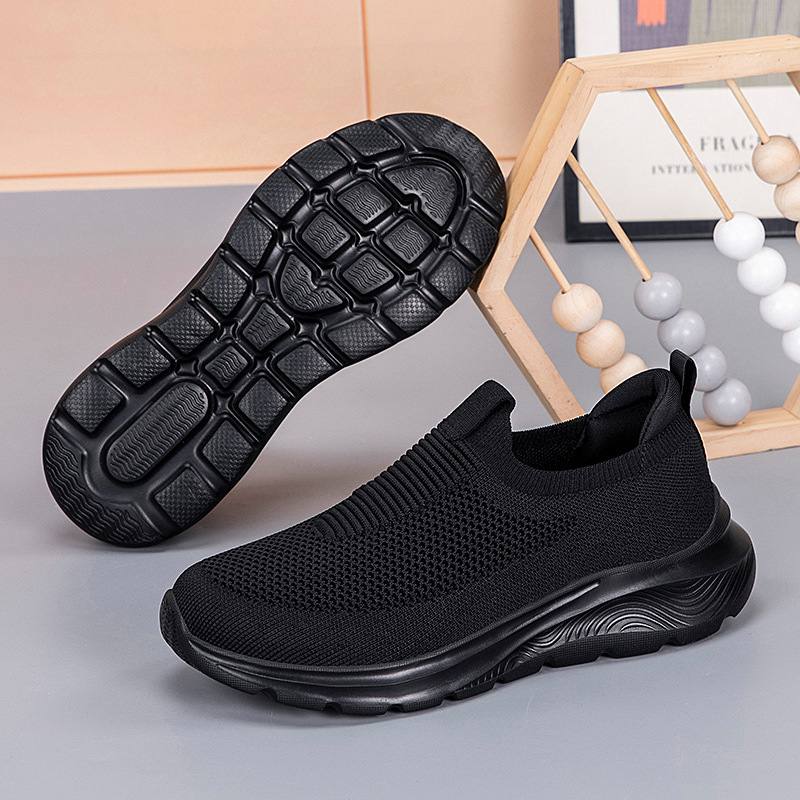 Leisure Sports Solid Color Soft-soled Running Shoes