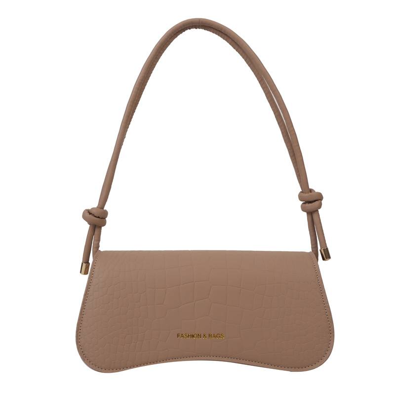 Summer Minimalist PU Underarm Bag Chic Solid Color Square Shoulder Purse Versatile Crossbody Tote For Women Elegant Office