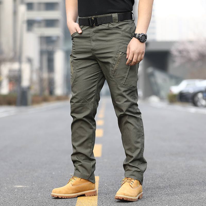 Loose Multi-pocket Pants Overalls Multi-pocket Outdoor Military Fans