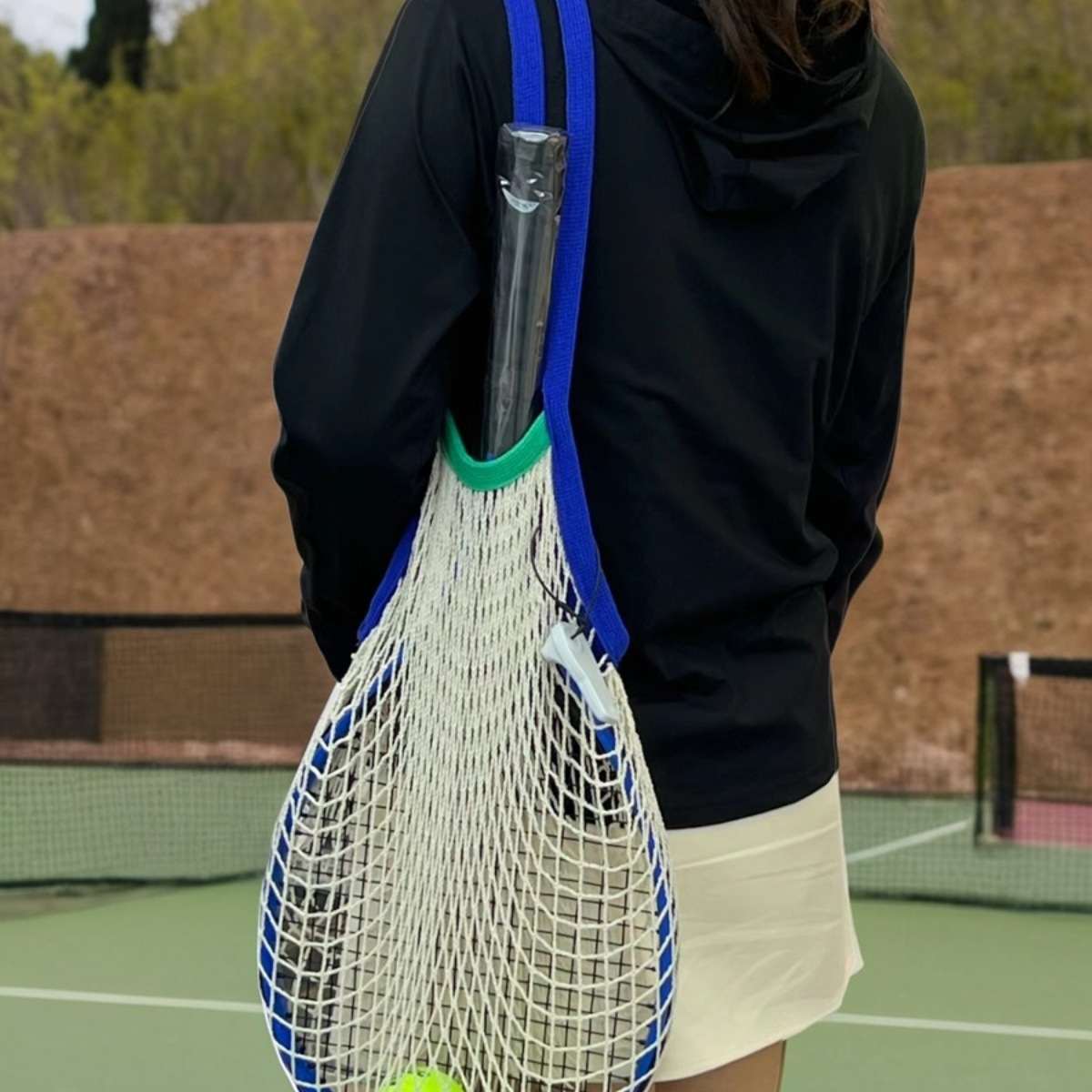 Large Thickened Non-slip Ribbon Shoulder Bag Buggy Bag