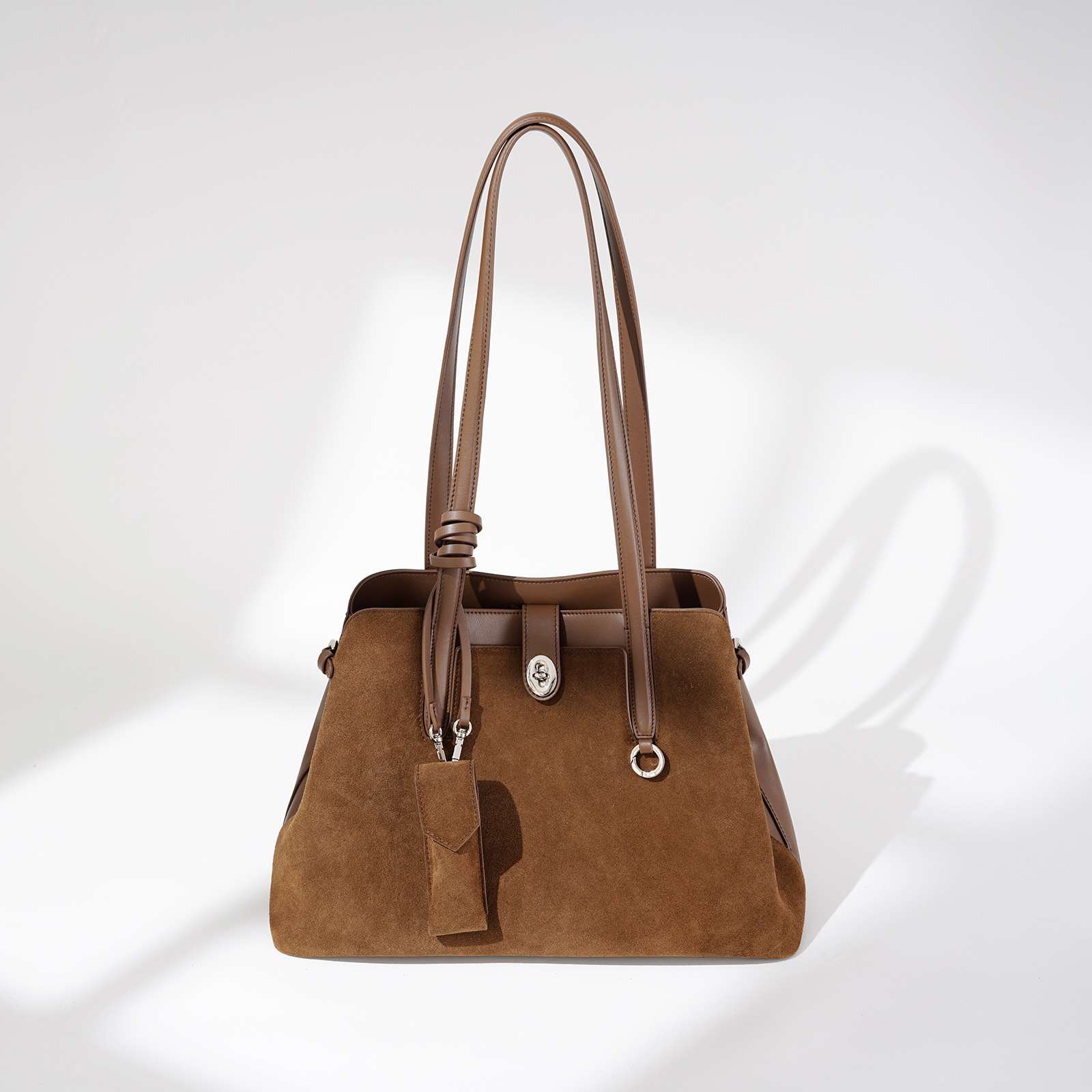 Retro Handbag Large Capacity Document Shoulder Bag