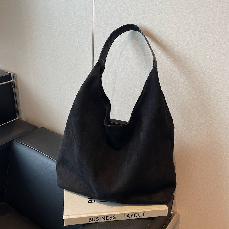 Autumn And Winter Commuter Shoulder Bag Suede Women