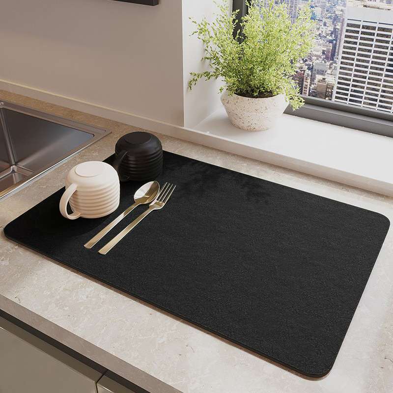 Hydrophilic Pad Bar Cup Water Draining Pad Dish Drying Mat Bar Coffee Machine Mat