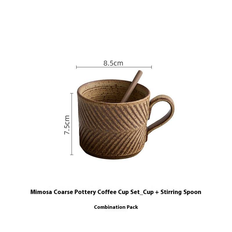 Retro Coffee Cup Ceramic Mid-Ancient Mug