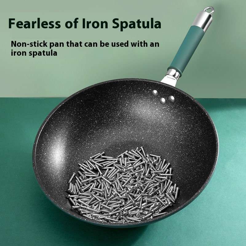 Non-stick Pan Household Less Lampblack Frying Pan Induction Cooker Gas Stove Universal