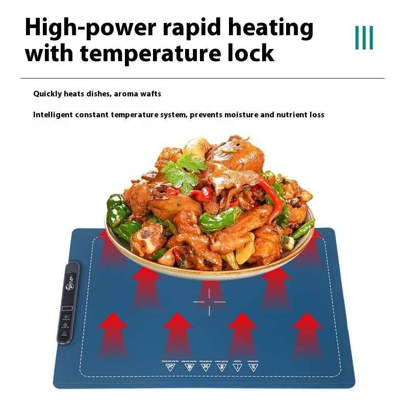 Silicone Dishes Warming Plate Household Graphene Insulation Board