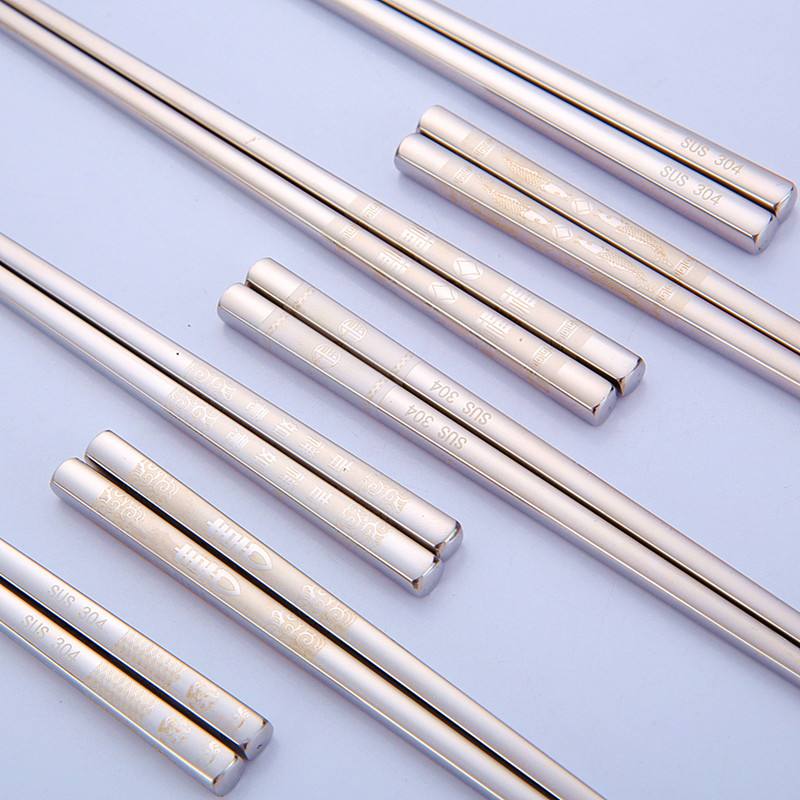 Stainless Steel Square Non-mildew Creative Chopsticks