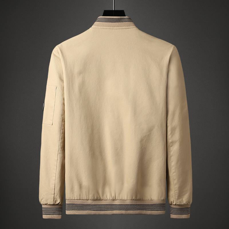 Men's Baseball Collar Casual Jacket Spring And Autumn Coat Men