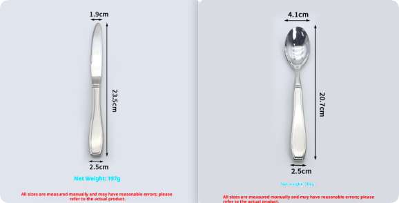 Stainless Steel Western-style Tableware Set Knife, Fork And Spoon Elderly Anti-handshaking