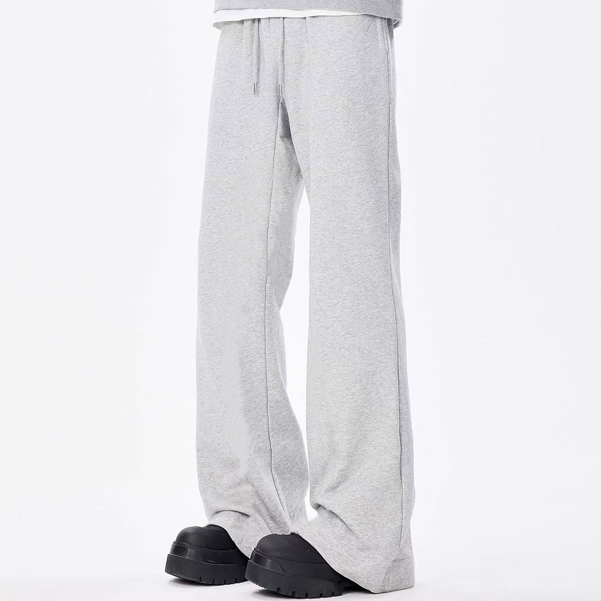 New Loose Straight Gray Sweatpants Spring And Autumn