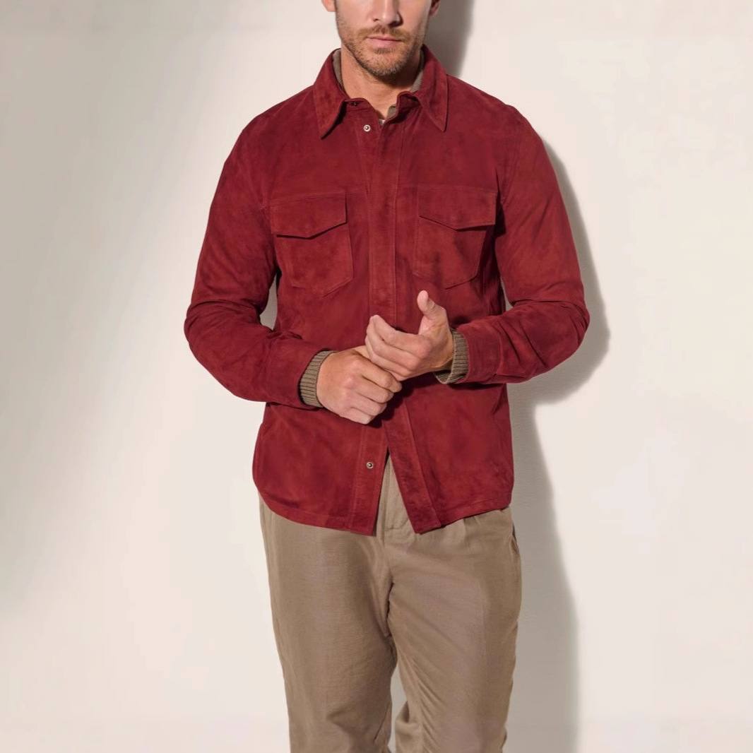 Noah Suede Shirt Jacket Men's Coat