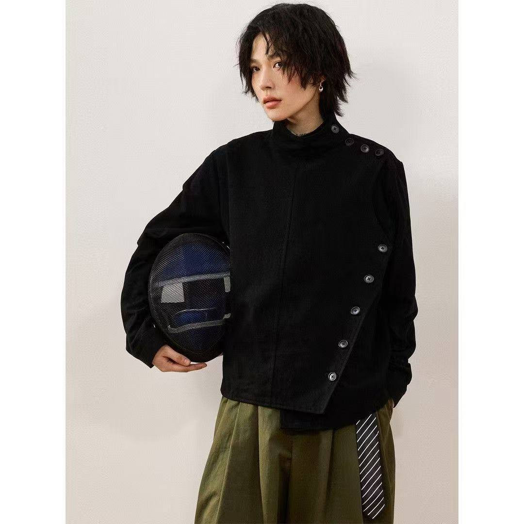 Solid Color Minimalist Style Casual Versatile Jacket