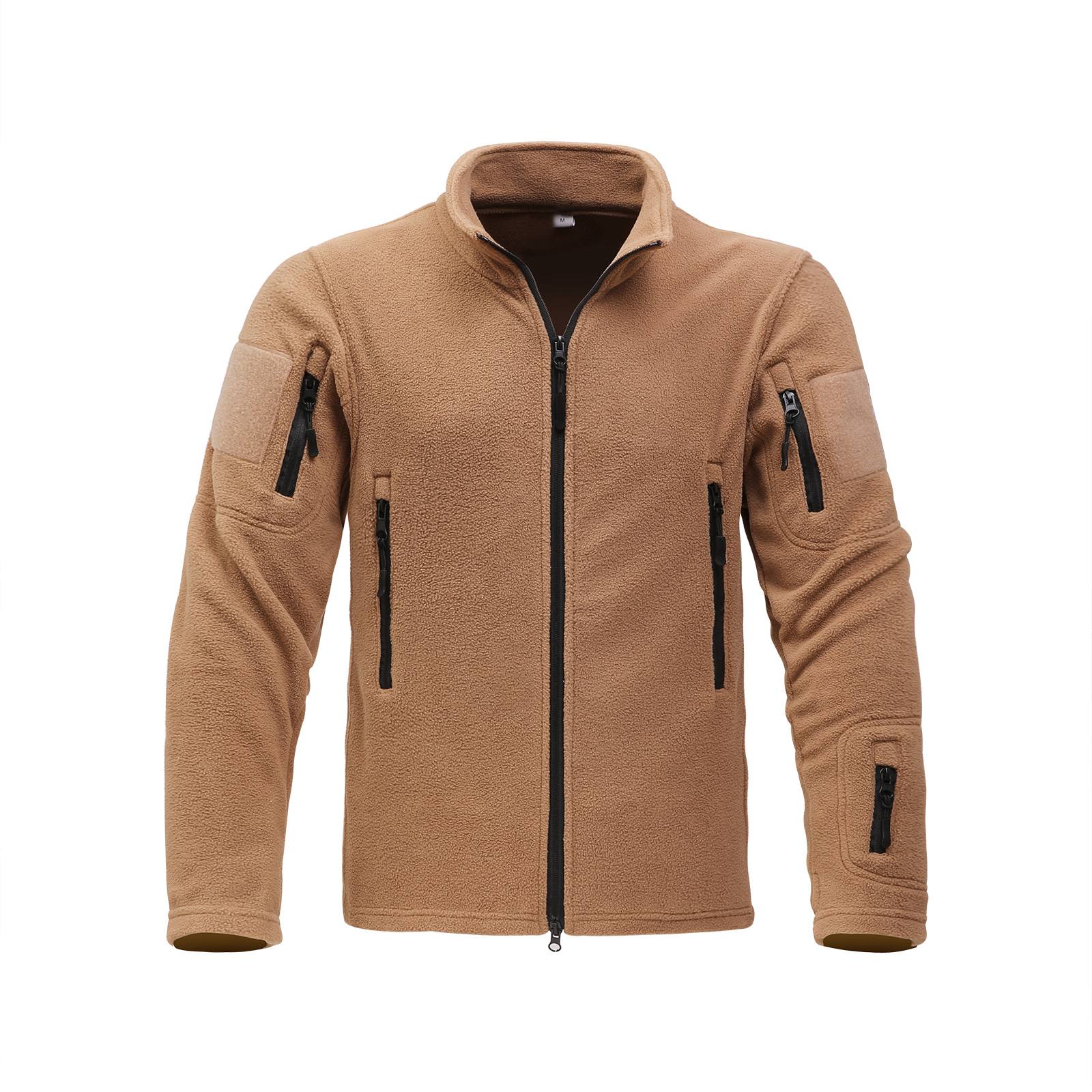 Men's Fleece Jacket Thickened Warm Coat